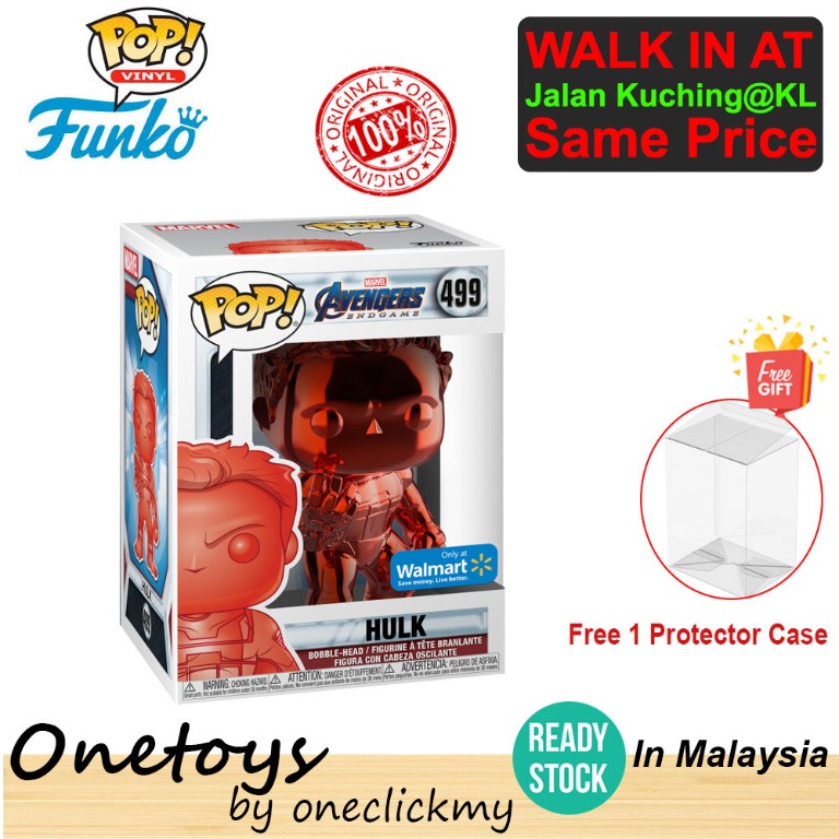 chrome hulk funko pop walmart