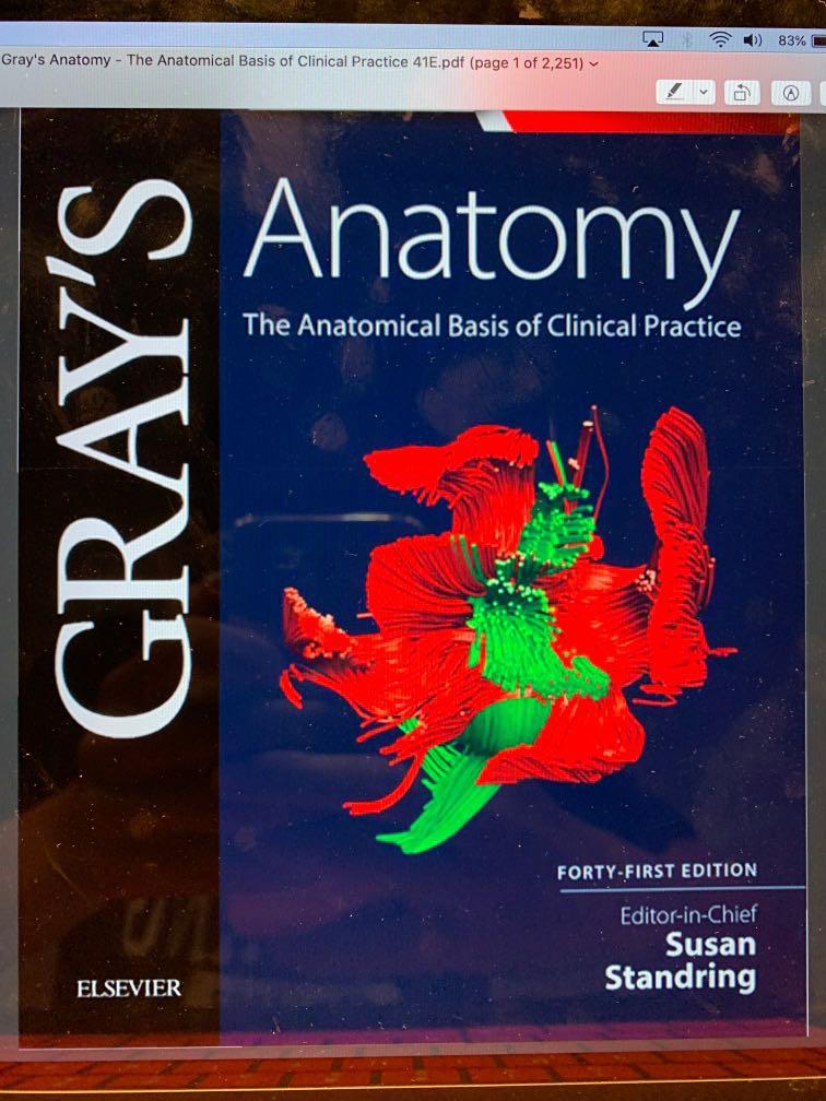 Gray's Anatomy textbook, Hobbies & Toys, Books & Magazines, Textbooks