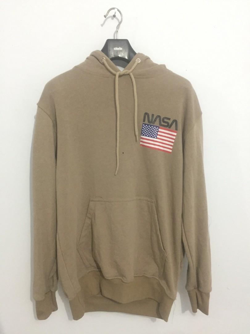 Nasa brown hoodie Clearance
