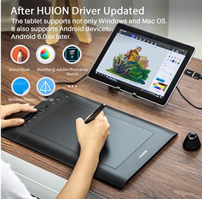 Get Drawing Tablet Huion H610 Pictures