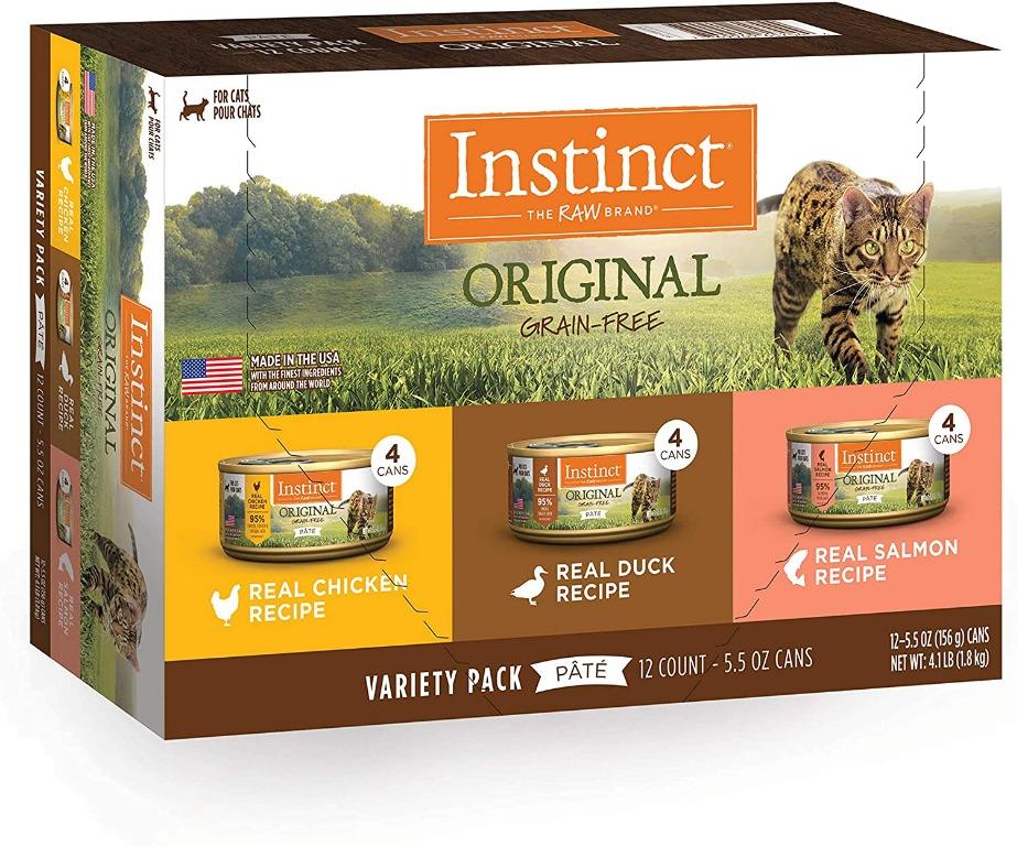 Instinct Original Grain Free Recipe Variety Pack Natural Wet