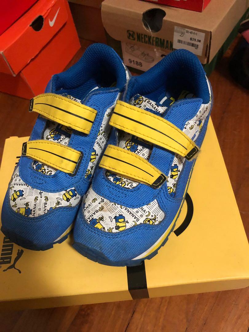 Kids Minions Puma shoes