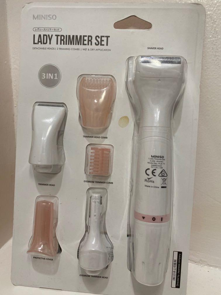 Mini So Lady Razor Lady Trimmer Set by Miniso, Beauty & Personal Care, Bath & Body, Hair ...