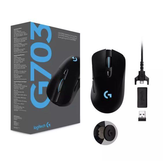 Logitech G703 Hero Lightspeed Wireless Gaming Mouse Electronics Computer Parts Accessories On Carousell