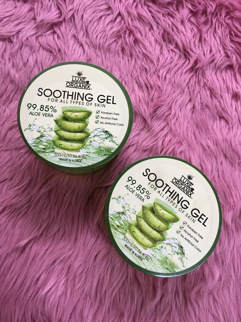 LUXE ORGANIX SOOTHING GEL ALOE VERA, Beauty & Personal Care, Face, Face