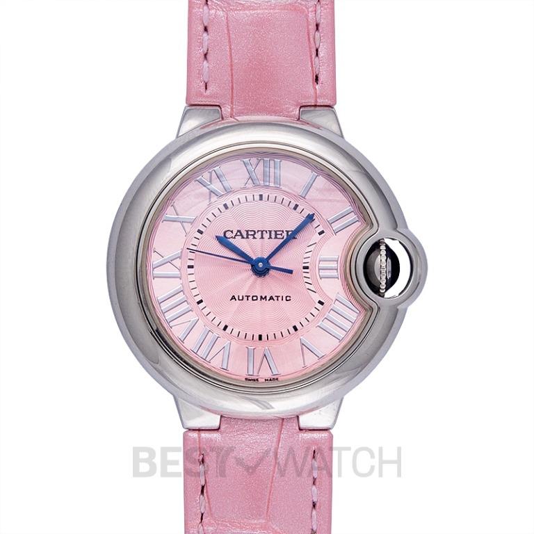 Cartier women's watch pink face outlet