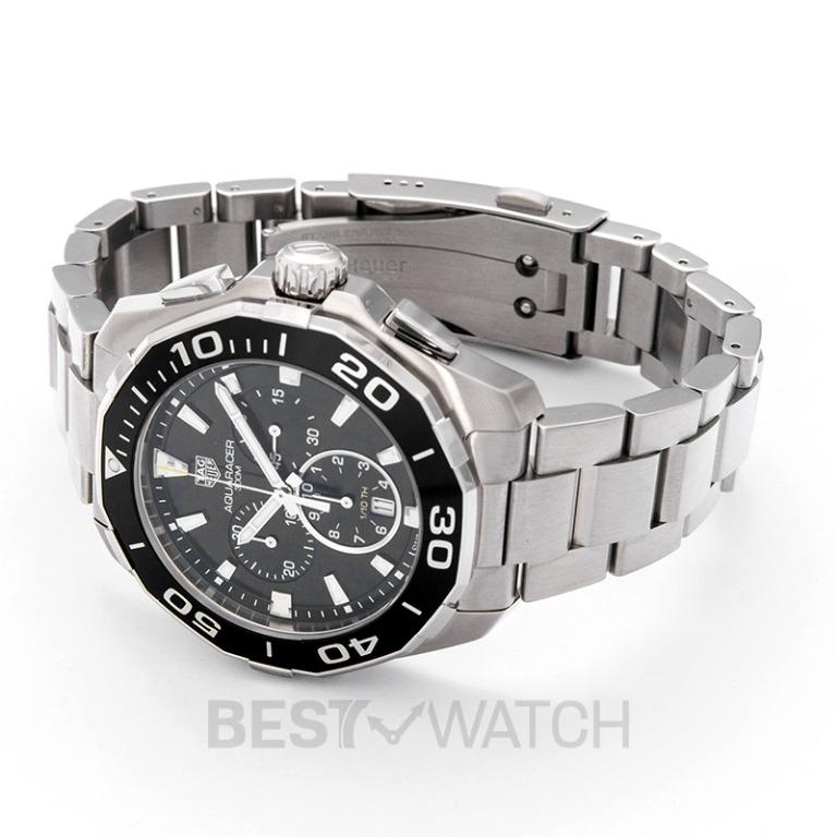 NEW TAG Heuer Aquaracer Quartz Chronograph Black Dial Men s Watch CAY111A.BA0927 Luxury Watches on Carousell