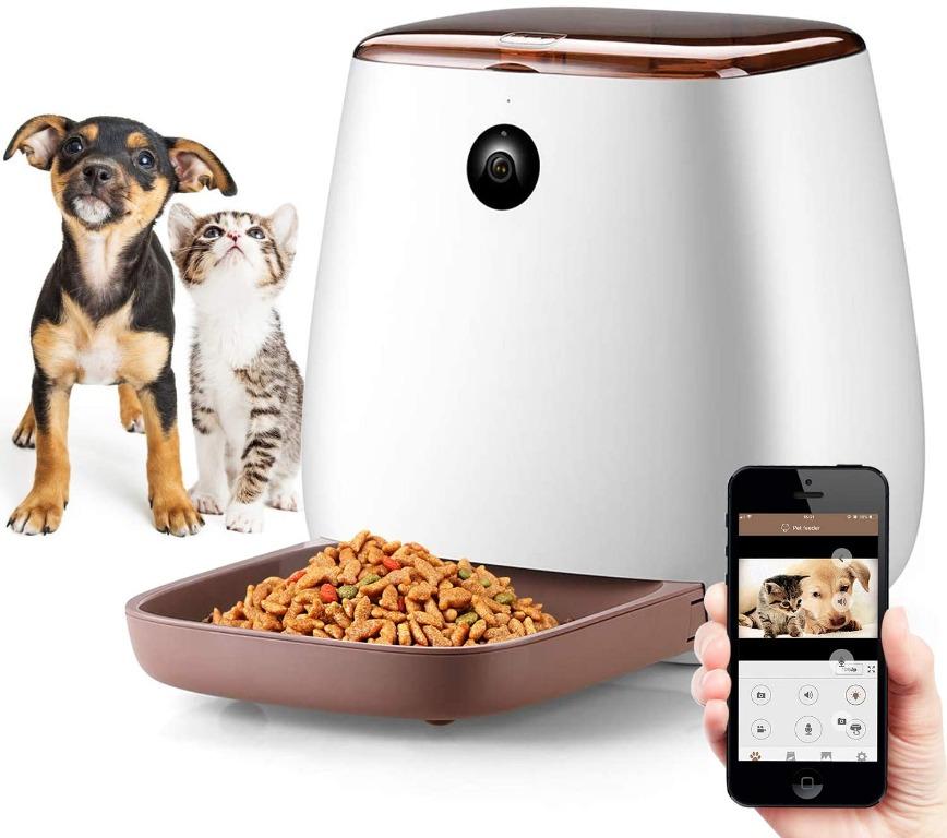 Nicrew Automatic Cat Feeder With 1080p Hd Wifi Camera Smart Feed Auto Pet Food Dispenser For Dogs And Cats 12 Meal 3 3l Pet Supplies For Small Animals Pet Accessories On Carousell