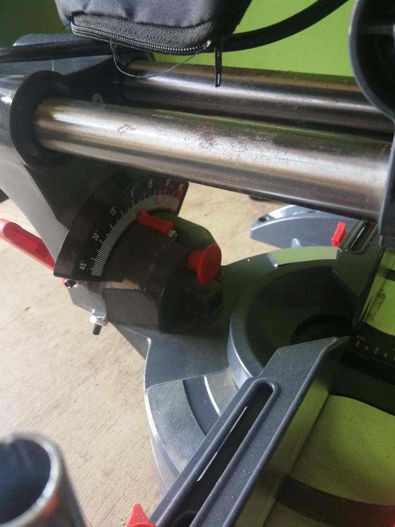 Ozito dual bevel 10 inch sliding mitre saw, Furniture & Home Living, Home Improvement