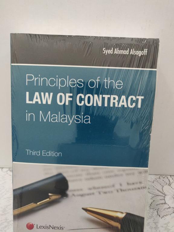 Principles Of The Law Of Contract In Malaysia 3rd Edition Books Stationery Books On Carousell