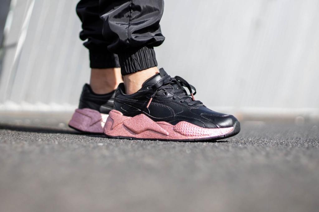 puma rsx black gum
