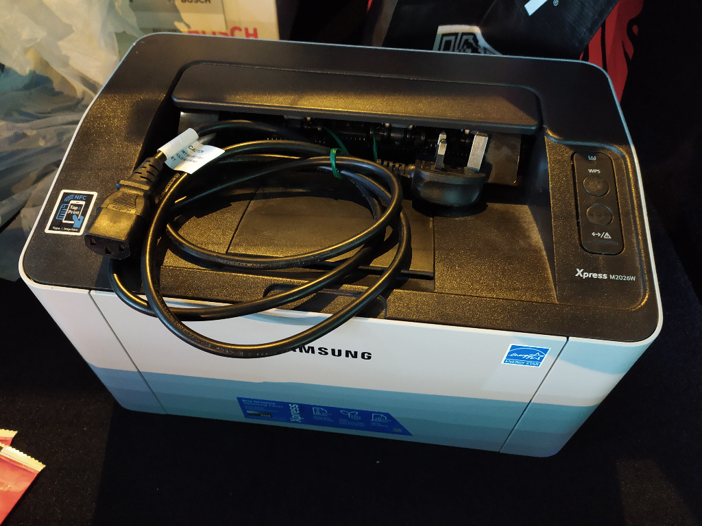 Samsung Xpress SL-M2026W Laser Printer 黑白鐳射打印機, 電腦＆科技, 打印機及影印機 - Carousell