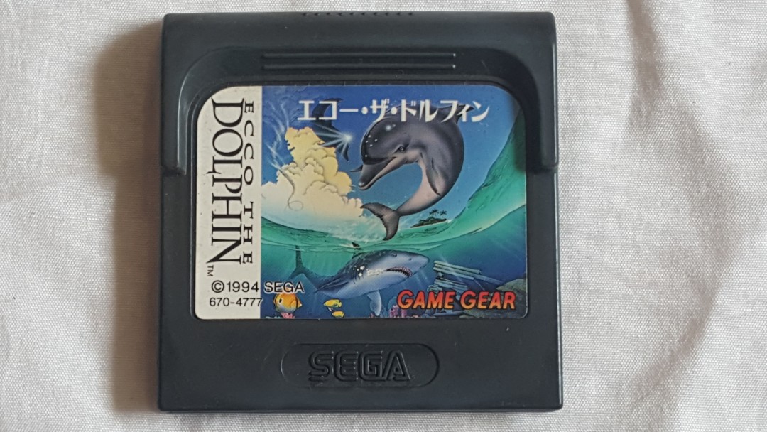 Sega Game Gear Ecco The Dolphin, Hobbies & Toys, Toys & Games on Carousell