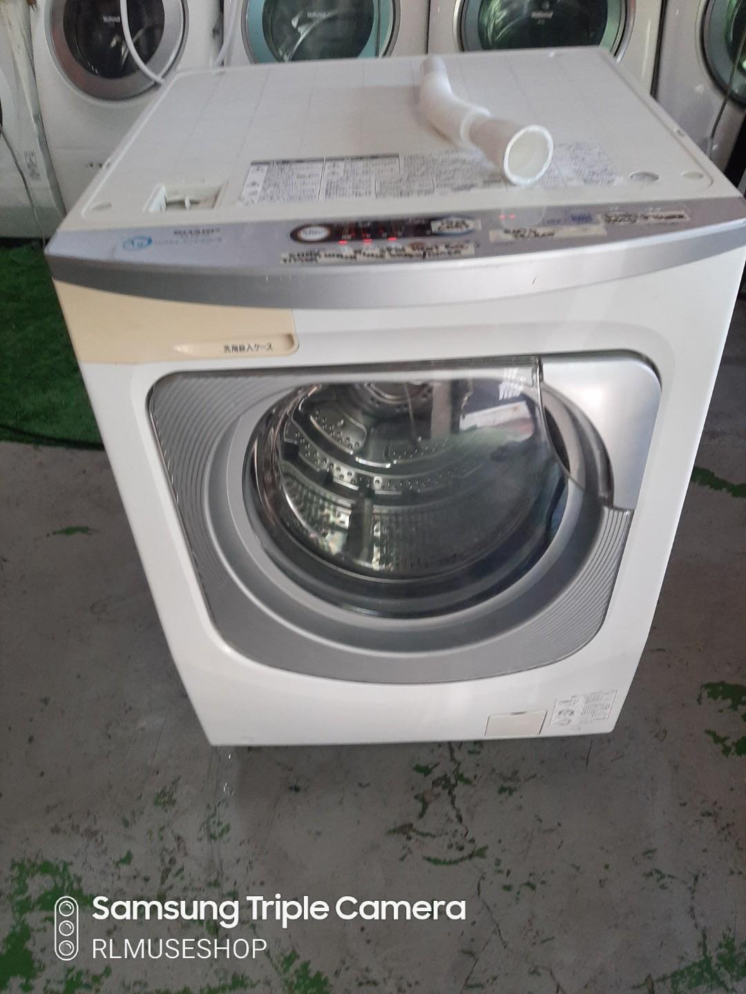 Sharp Automatic Washing Machine with 100Heatdryer Full Dry Japan
