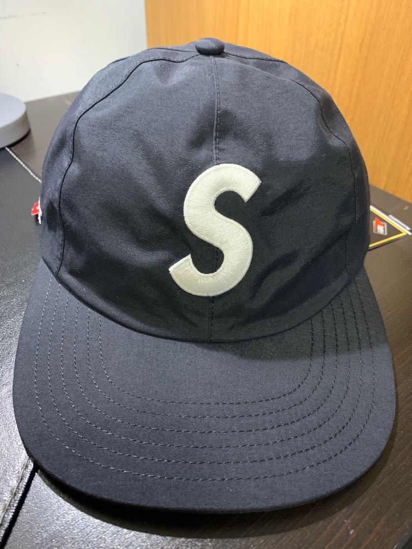 SUPREME X GORE-TEX S LOGO 6-PANEL CAP - BLACK, 男裝, 手錶及配件 