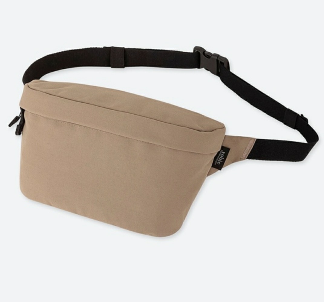 beige fanny pack