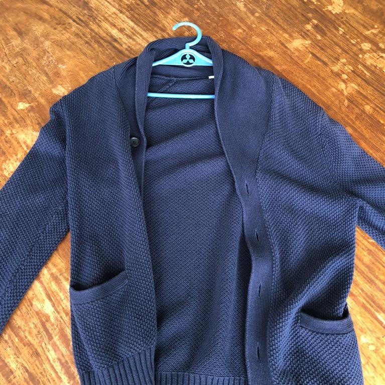 navy blue cardigan men