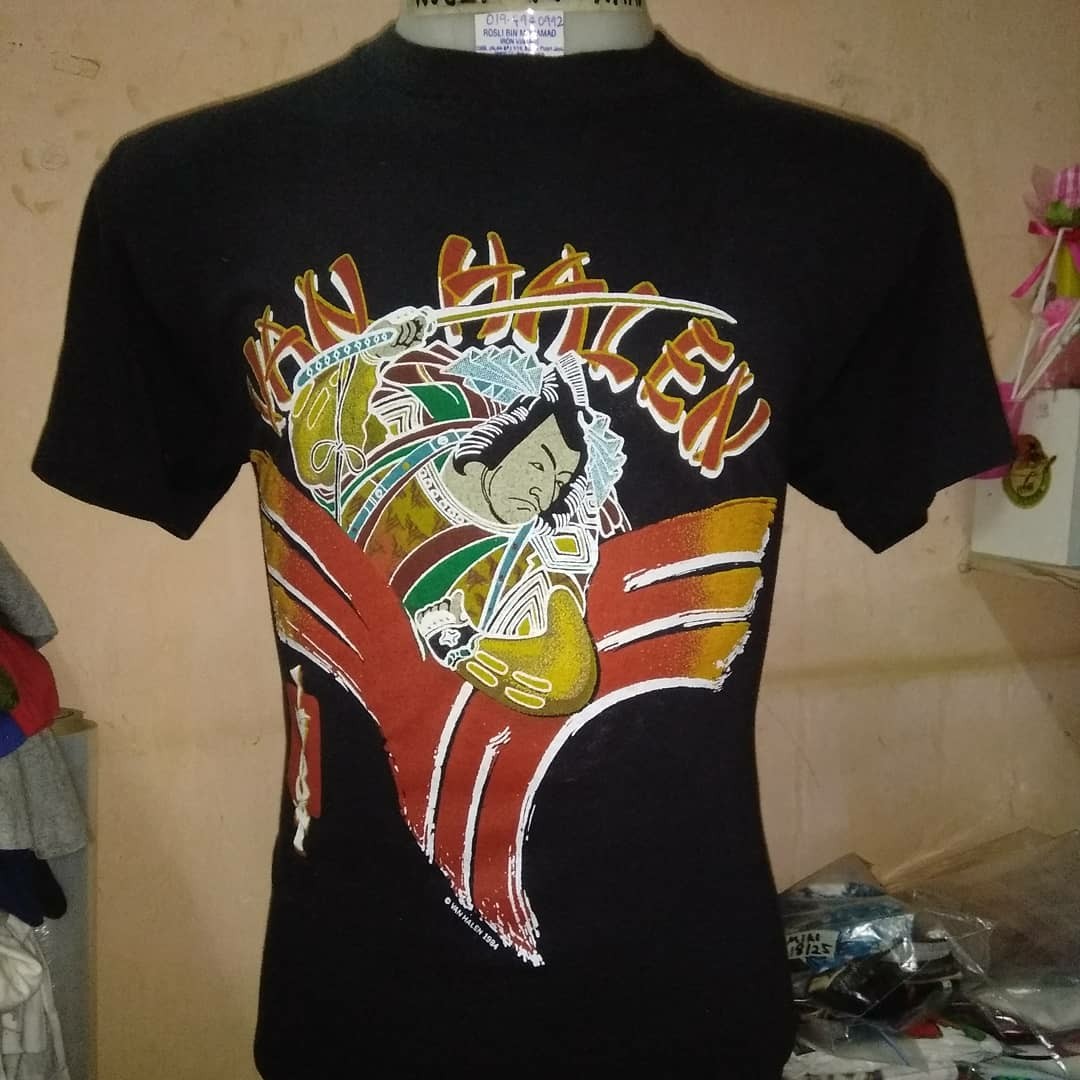 Vintage 80s Van Halen samurai, Men's 