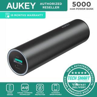 AUKEY 5000mAh Mini Power Bank for iPhone, Samsung, Android