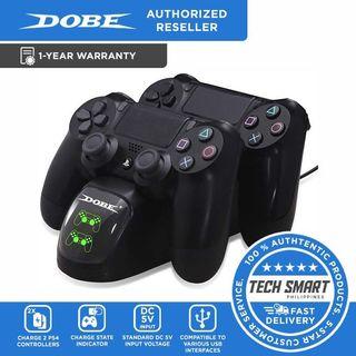 DOBE Playstation 4 Controller Charger Charging Dock Station with LED Light Indicators Compatible with PS4/PS4 Slim/PS4 Pro Dual Shock Controller