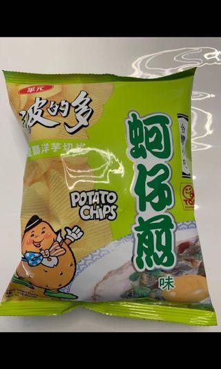 台灣空運 蚵仔煎薯片/蝦條