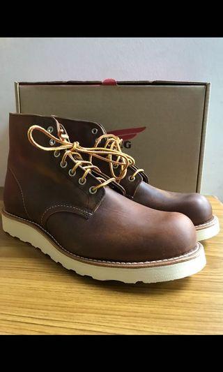 Red Wing Heritage Round Toe 9111 US9D Copper Rough & Tough