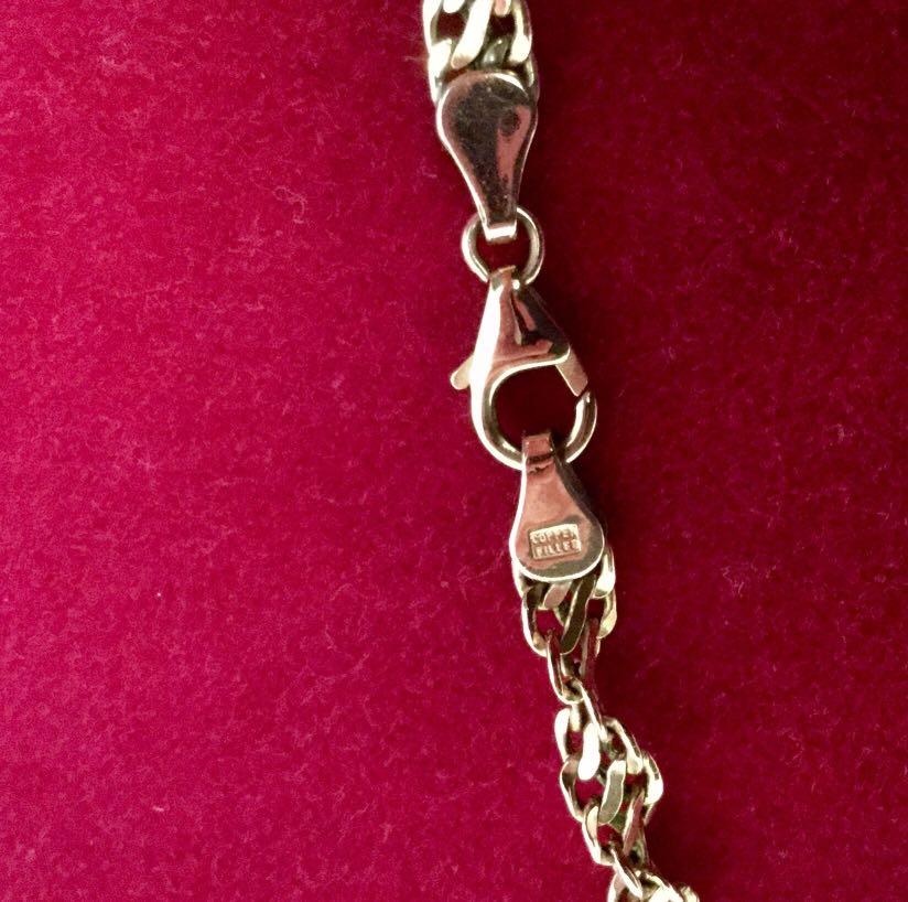 375GOLD HEAVILY PLATED COPPER FILLED NECKLACE, Women's Fashion, Jewelry