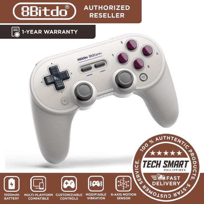 8bitdo Sn30 Pro Bluetooth Gamepad Classic Joystick Gamepad For Pc Android Windows Mac Os Steam And Nintendo Switch Video Gaming Gaming Accessories Controllers On Carousell