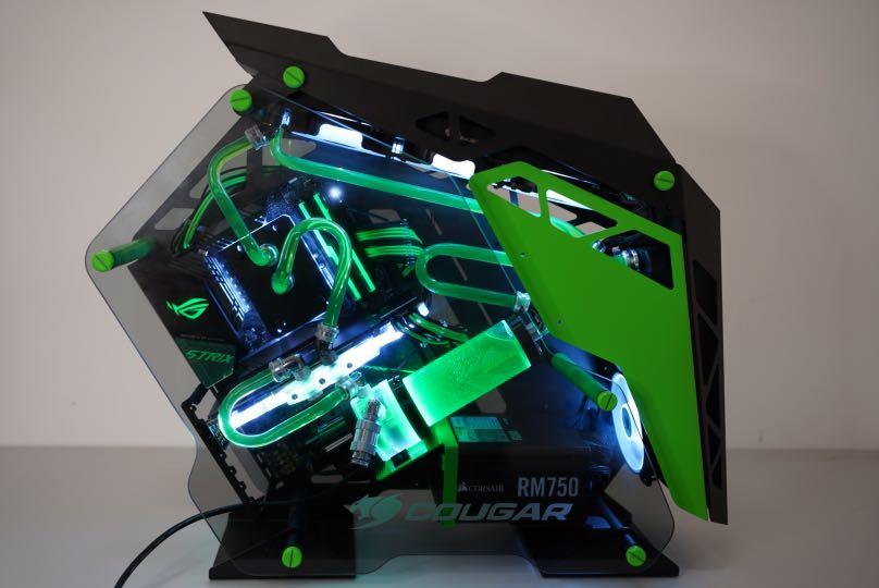 電腦水冷水冷砌機自組水冷砌機cougar Conquer 電腦 科技 桌上電腦 Carousell