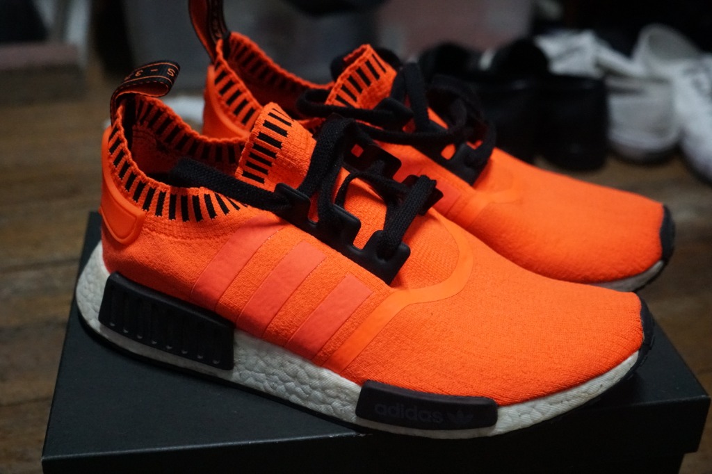 adidas nmd orange noise