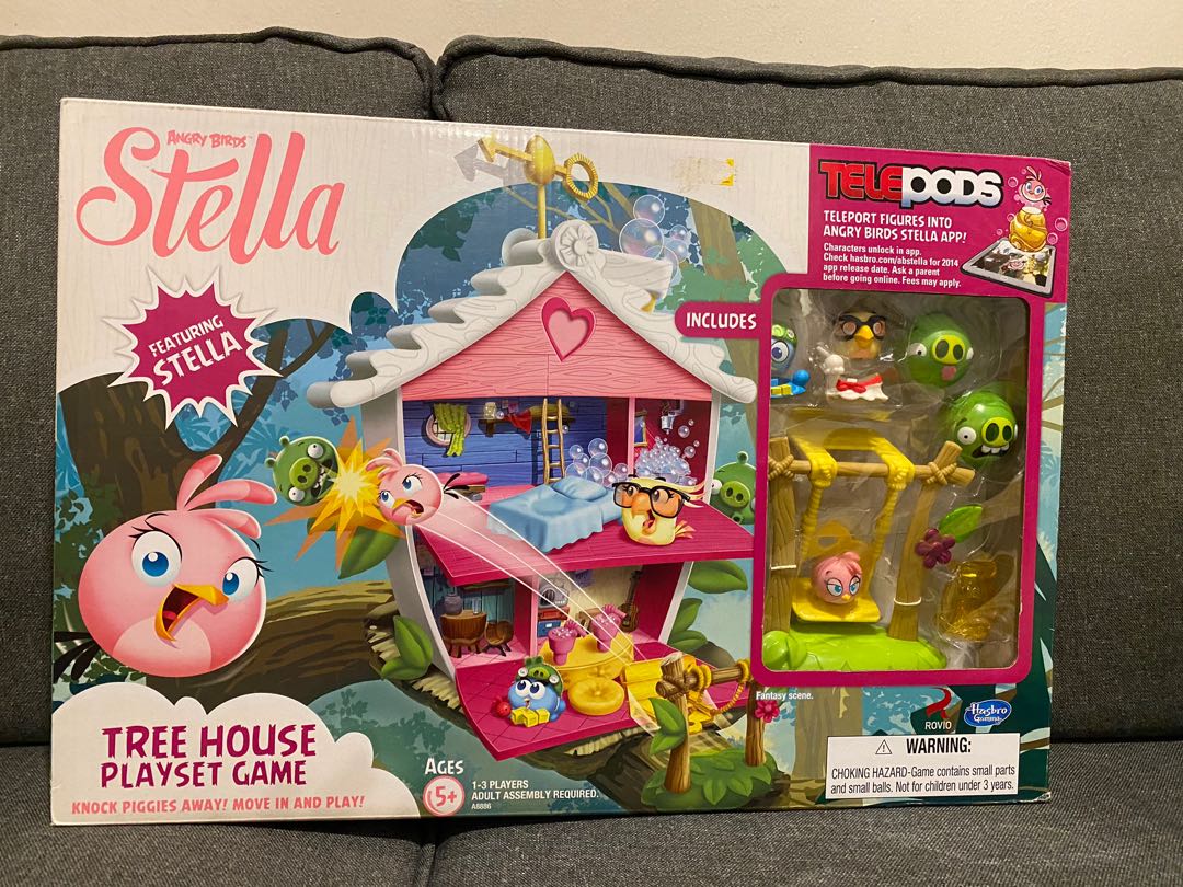 Angry Birds Stella Tree House Playset Hobbies Toys