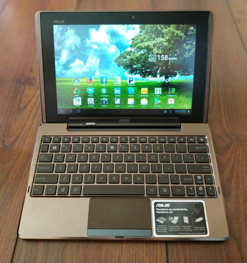 Asus Transformer 10.1 Tablet Laptop Android, Electronics, Computers