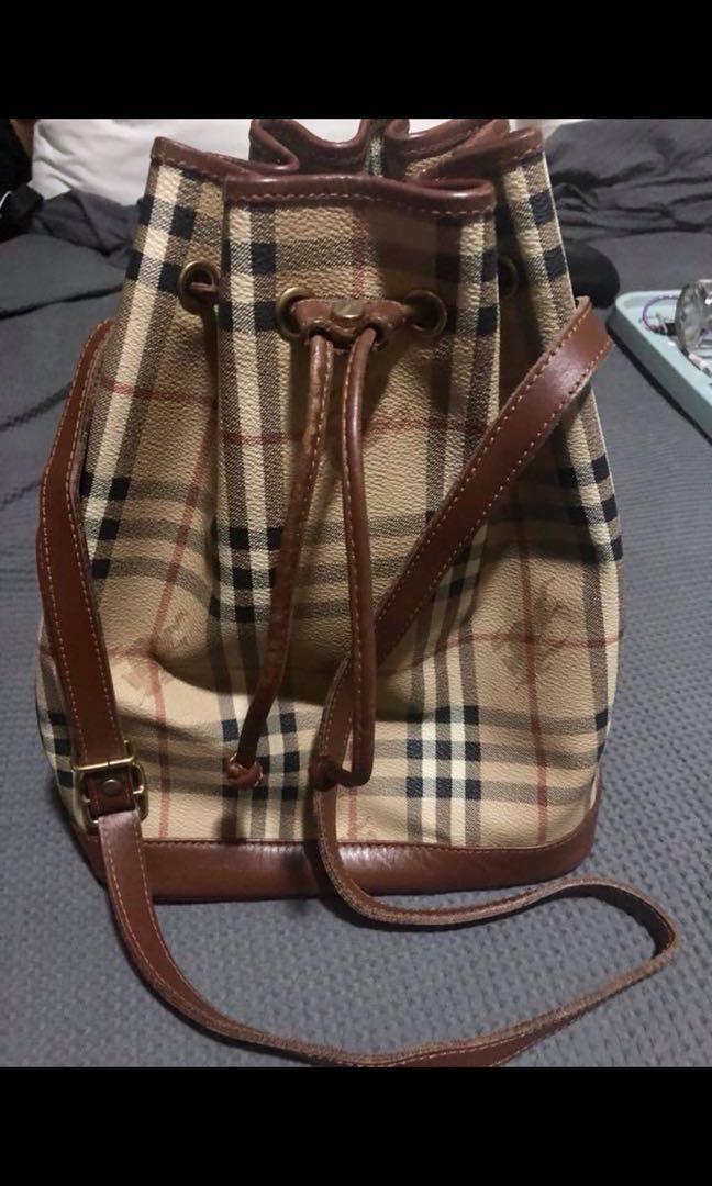 burberry drawstring bag