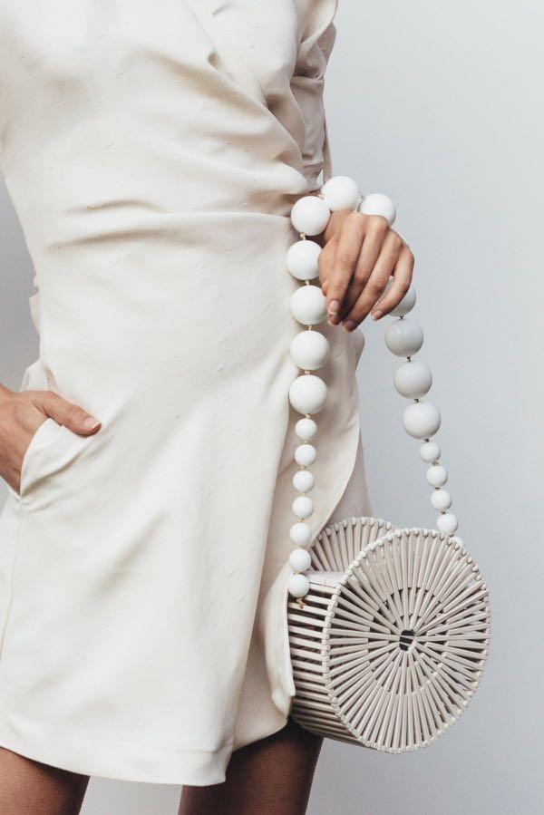 Cult Gaia Luna bag in White Carousell