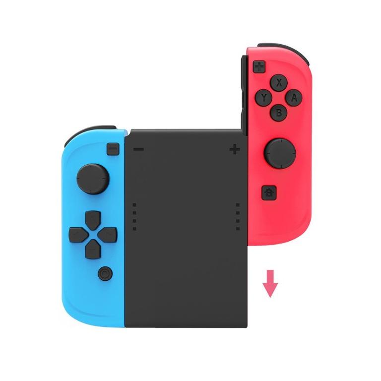 DOBE 5 in 1 Controller Joycon Connectors Pack for Nintendo Switch (Category: Controllers) located in Manila. Submitted by techsmartph (Listing ID 287018588, Image 3). Description: - 5 in 1 connector pack, specifically designed for Nintendo Switch Joy-Con (not included) - Easy to use, slide-in design with ""+"" and ""-"" marks to remind you of the right side - Easy to carry with the strap on the end - 3 shapes of connectors for 2 controllers, idea