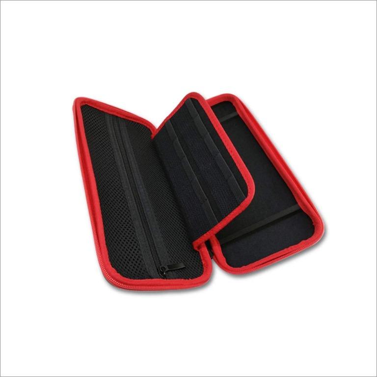 DOBE EVA Hard Case Soft Neoprene Storage Bag for Nintendo Switch (Category: Cases & Covers) located in Manila. Submitted by techsmartph (Listing ID 287019995, Image 2). Description: Made of high quality Neoprene material, soft, waterproof, dust proof Compatible with Nintendo Switch Console, Joy-con Controllers Features a separate inner pocket for cables, game cards, and other smaller but essential accessories Double Zipper design makes your new N