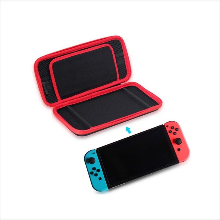 DOBE EVA Hard Case Soft Neoprene Storage Bag for Nintendo Switch (Category: Cases & Covers) located in Manila. Submitted by techsmartph (Listing ID 287019995, Image 3). Description: Made of high quality Neoprene material, soft, waterproof, dust proof Compatible with Nintendo Switch Console, Joy-con Controllers Features a separate inner pocket for cables, game cards, and other smaller but essential accessories Double Zipper design makes your new N