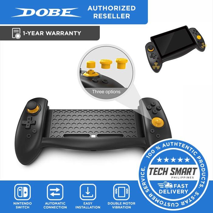 DOBE Joycon Grip Controller Charging Grip Console for Nintendo Switch (Category: Controllers) located in Manila. Submitted by techsmartph (Listing ID 287046139, Image 1). Description: It is easy to get your Switch Console installed on the Switch Controller to put into use, which can help to enhance hand feeling,ourSwitch Controllerwill do theconnection automatically afteryouthe insertthe console. The screen capture button, gravity induction of si