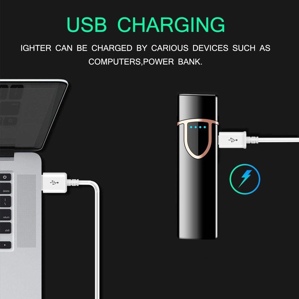 Electric Double Sided Windproof Coil Slim Lighter with Touch Controls USB Rechargeable (Category: Electrical, Adaptors & Sockets) located in Manila. Submitted by sdfsolutions (Listing ID 287111689, Image 2). Description: AVAILABLE COLOR: ROSE GOLD No Flame No Gases No fuels Wind Proof Rechargeable Easy Charging USB Rechargeable Fashionable design makes you special and attractive Flameless for Safety , No need to worry about gas or butane AVAILABL