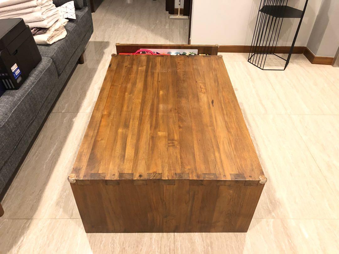Ethnicraft Naomi Coffee Table, Furniture & Home Living, Furniture