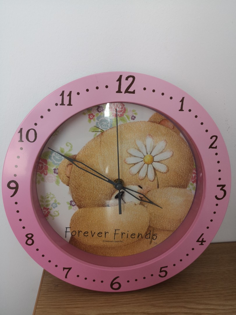 Forever Friends Wall Clock, Everything Else on Carousell