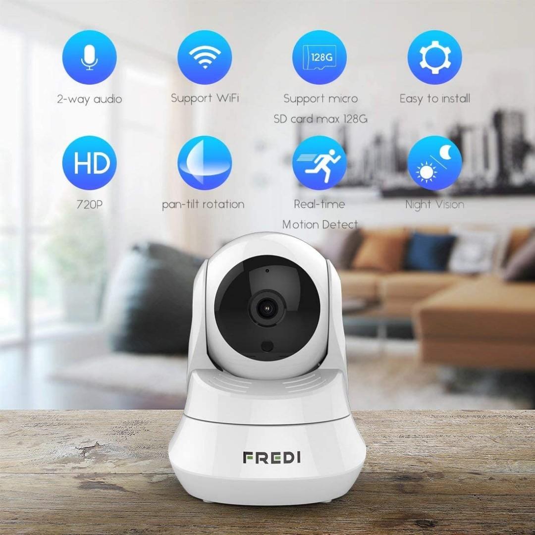 FREDI Wireless Security 1080P HD Camera WiFi IP Indoor