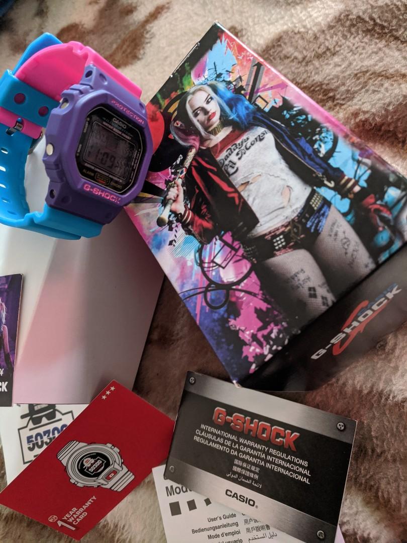 G Shock Harley Quinn 2024 www.gemologytidbits