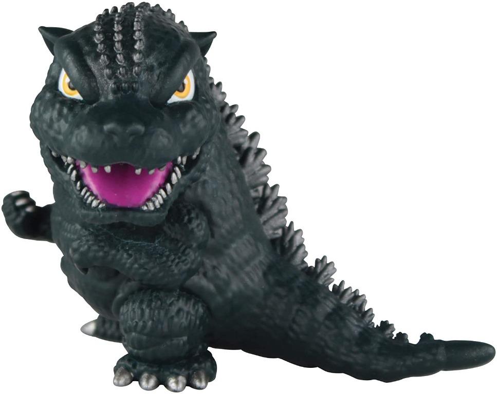 (HOT) 93 Godzilla & Heisei Mechagodzilla Chibi Figure Two ... Ezfun set of 10 godzilla toys with carry bag, movable joint action figures 2019, king of the monsters mini dinosaur mothra imago burning heisei mecha.