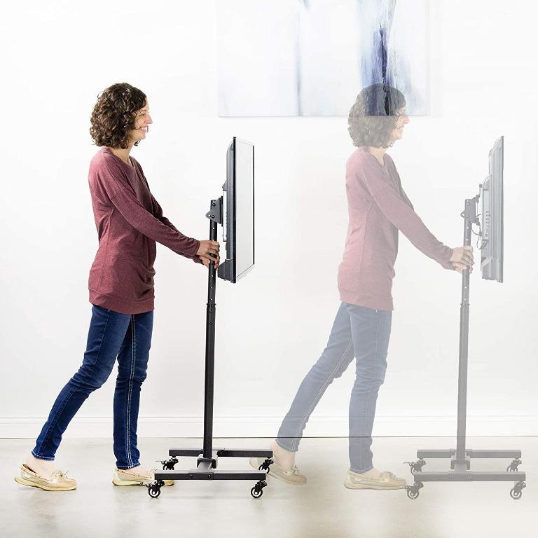 (HOT) VIVO Mobile TV Display Stand for 13 to 42 inch LED LCD Flat Panel