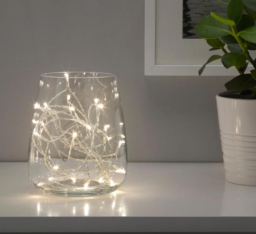 IKEA LEDFYR Fairy Lights (24 lights, Plug Type), Furniture & Home Living, Lighting & Fans