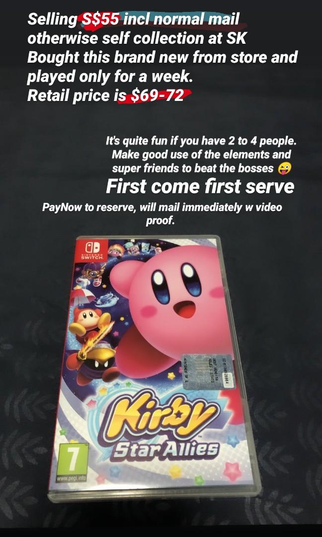 Kirby star top allies dlc price