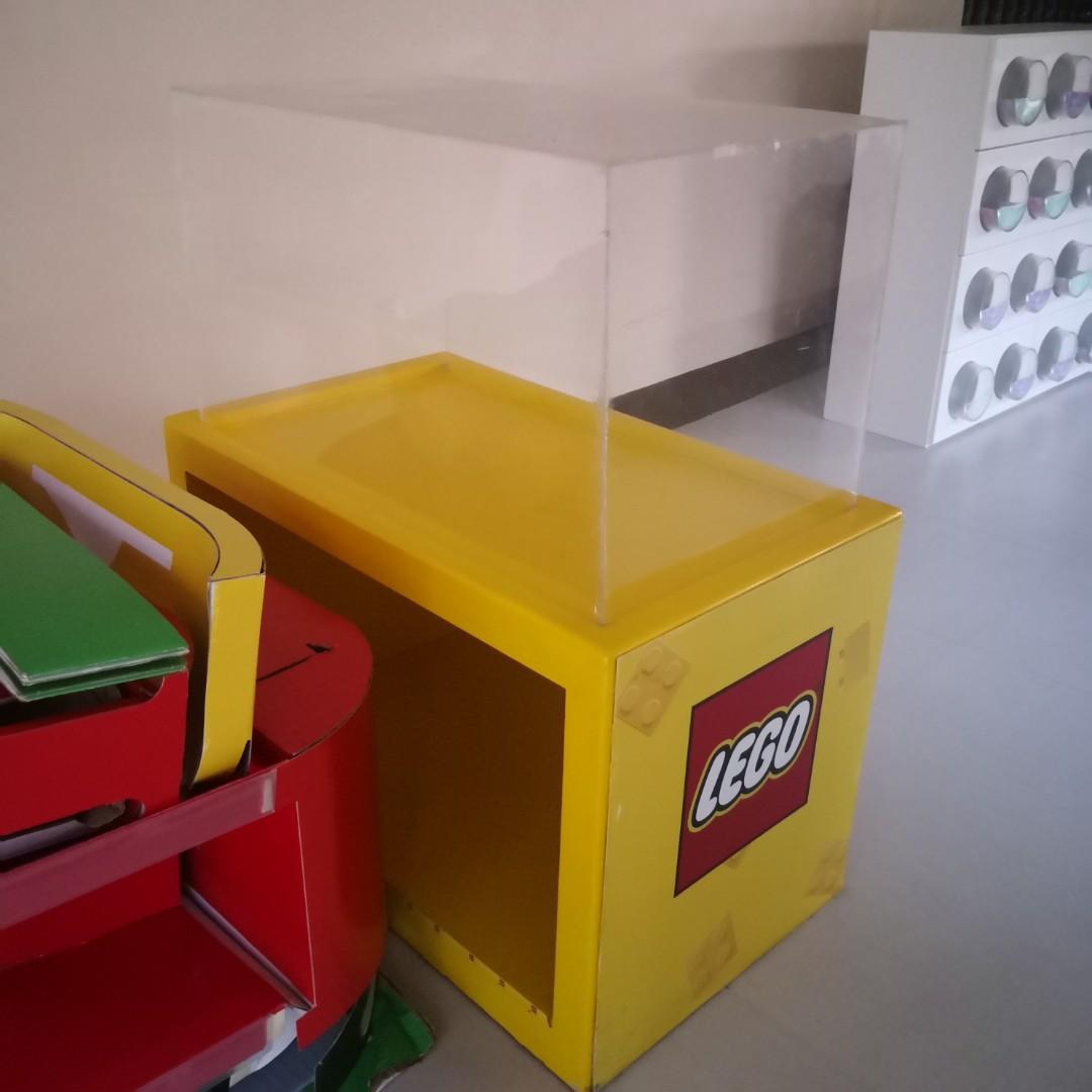 Lego Official Store Display Stand with Acrylic Display Cover, Furniture