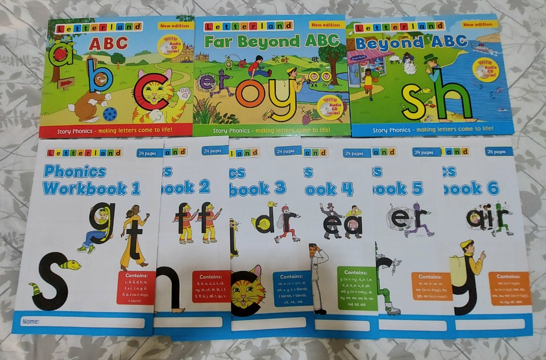 Letterland Phonics Stories & Worksheets Bundle, Hobbies & Toys, Books