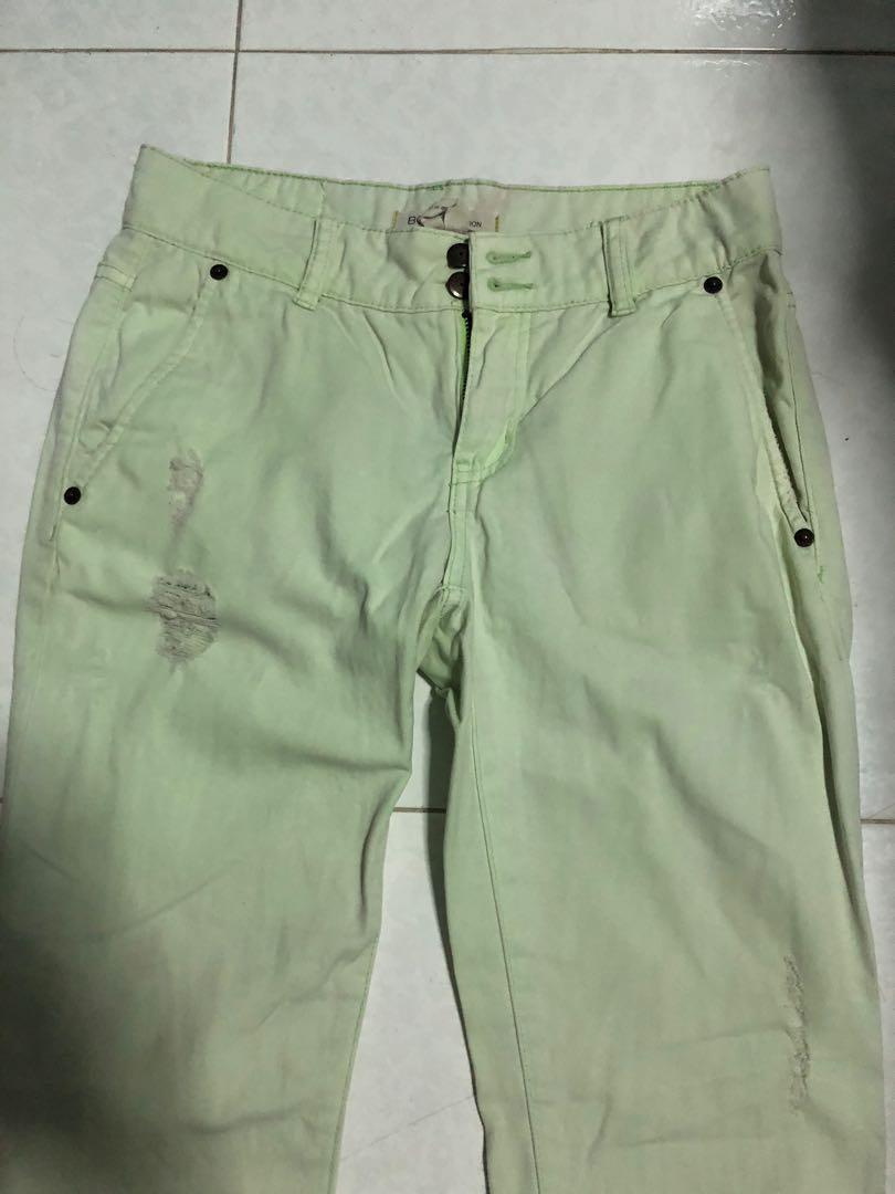 light green cargo pants